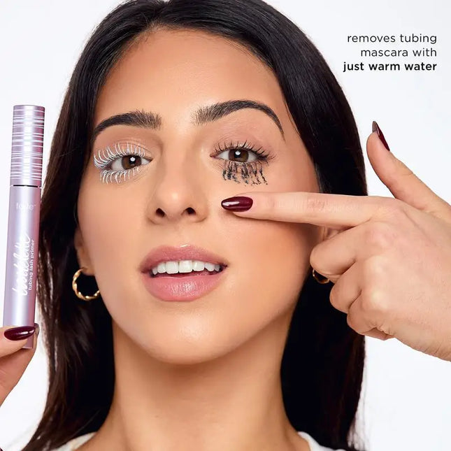 Tubular mascara waterproof, sweat-proof, non-smudge, long and curly eyeliner liquid combination set