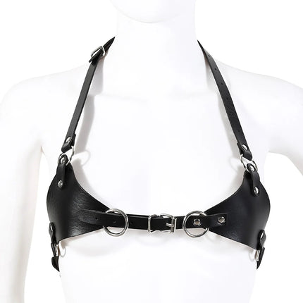 PU Leather Breast Bondage Bra SM Adjustable Sex Harness Belt Erotic Accessories Adult Games Restraint Sexy Toys For Women