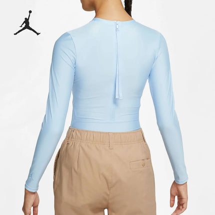 Nike Authentic Women's Comfortable Knitted Breathable Sports Jumpsuit DD7061-438