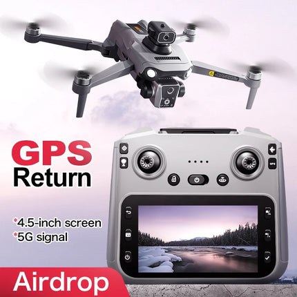 K19 MAX drone GPS return and screen aerial photography aircraft brushless airdrop remote control aircraft quadcopter toy