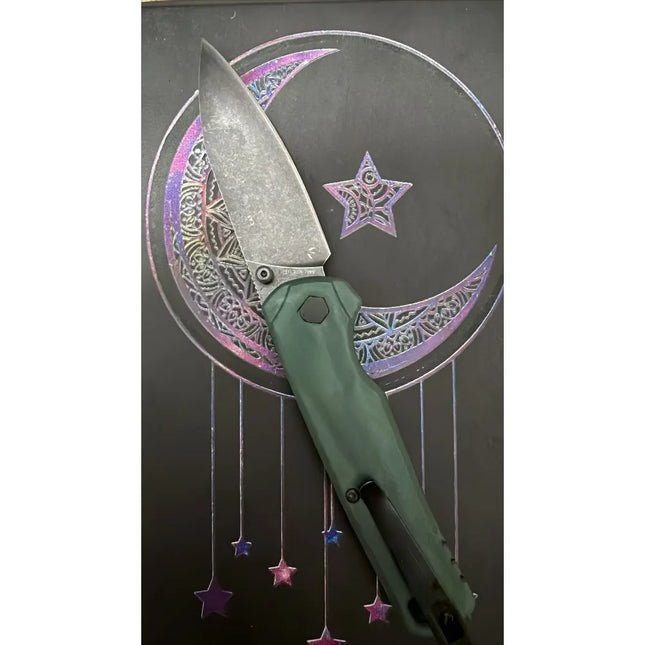 KS 6105 BLK Bel Air DuraLock KVT Folding Knife CPM MagnaCut PVD Blade Anodized Aluminum Handles Outdoor Camping Survival Knife