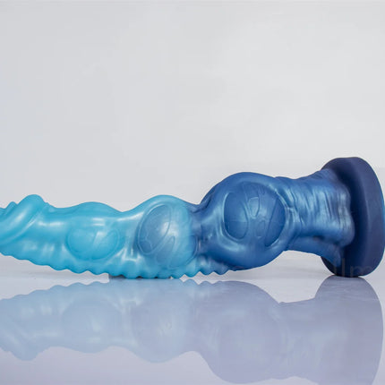 New Sex Toy Alternative Design Anal Plug for Men Gradient Blue Advanced Silicone G-spot Women Dildos Available in Multiple Sizes