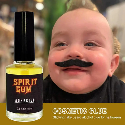 Spirit Gum Glue Fake Beard Glue Adhesive for High Simulation Face Makeup Halloween Costumes Accessories for Halloween Parties