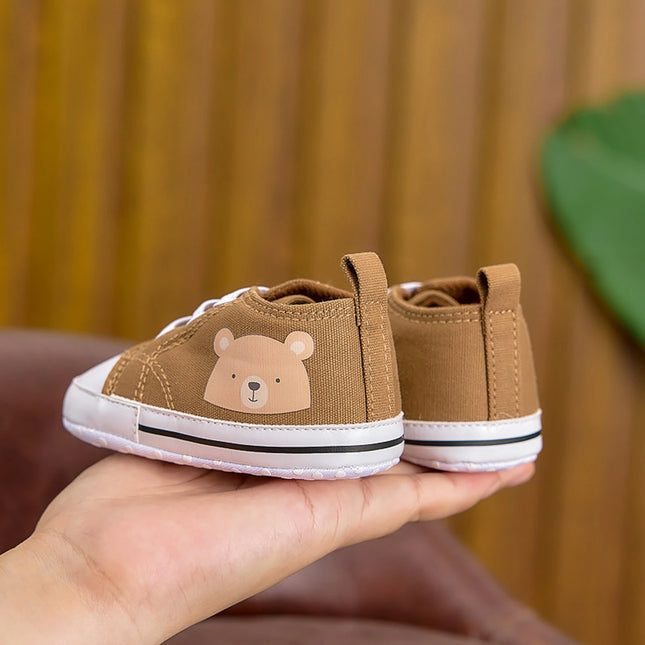 0-12months Infant Girl Boy High Top Shoes Floral Animal Sneaker  for baby girls  boys