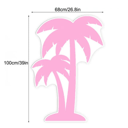 Coconut Tree Cutout Summer Tropical Party Foam Board Surfingboard KT Baord for Birthday Party Backdrop Baby Shower Decorations