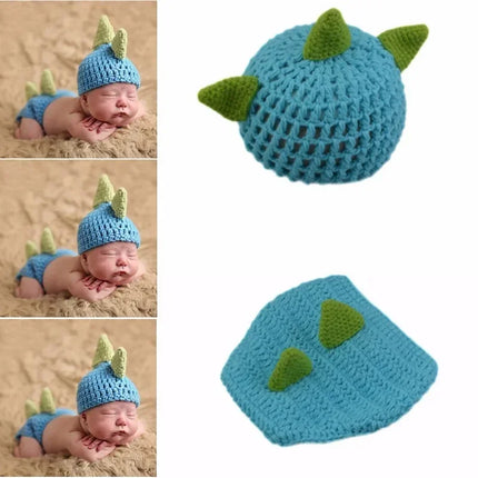 New Born Baby Crochet Knit Costume Accessories Infant Photo Shoot Clothes Newborn Photography Props Newborn Shooting