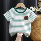 I009-Green Stripes / 110 (3-4years)