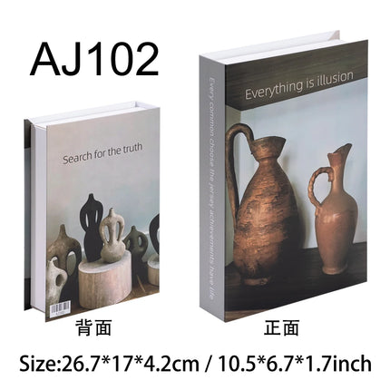 Morandi Decorative Book Open Luxury Fake Book Storage Box Home Decor Matisse Boho Bauhaus Coffee Table Shelf Interior Decoration