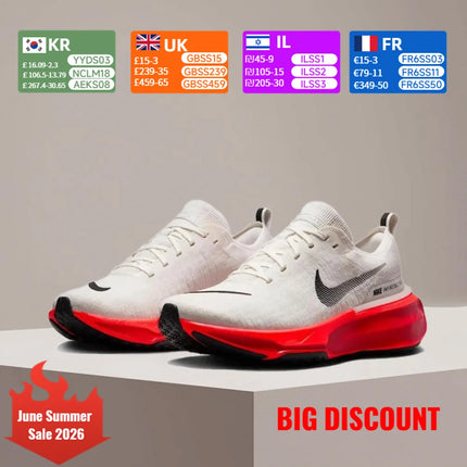 Nike Invincible 3 ZOOMX Invincible Run FK3 Cushioned, Slip-Resistant, Breathable Casual Training Running Shoes DR2615-009