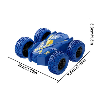 4-8 Pack 360° Rotating Stunt Car Toys - Friction Powered Toy Cars Push and Go Vehicles for Toddlers Kids Best Christmas Gift