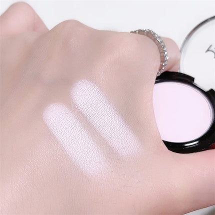 White Matte Highlighter Pink Purple Blush Palette Powder Eyeshadow Waterproof Lasting Face Contour Brightening Makeup Cosmetics