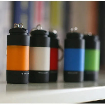 USB Rechargeable Camping Mini Flashlight Strong Light Pocket Keychain Flashlight Waterproof Outdoor Hiking LED Multifunctional