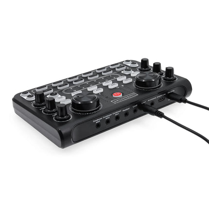 Professional Portable Mixer Sound Mixing X60 Sound Card English Version Convenient Compact For Live Broadcast KTV Singing