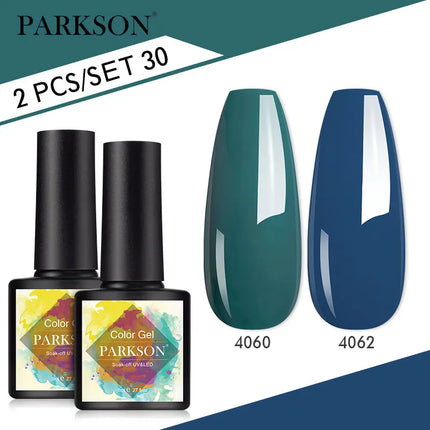 Parkson 2/3pcs Matte Top Coat Gel Nail Polish Kit Base Top Coat Set UV LED Nail Art Manicure Polish Primer Soak Off Nail Gel Set