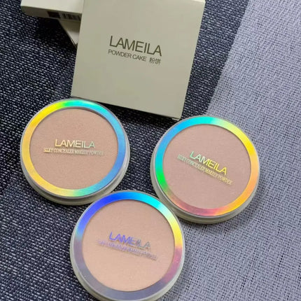 Soft Focus Makeup Natural Brightening Oil Control Concealer Waterproof Sweat Proof Longlasting Setting Powder Facial Cosmetics