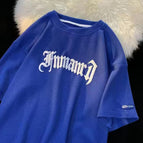 Blue short sleeve / 5XL