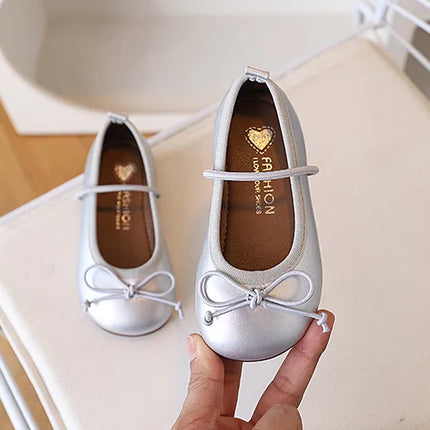 Children Flats Spring Summer Autumn Kids Shoes Girls Oxfords School Gold Silver Toddler Soft Pu Leather Shoes For Girl