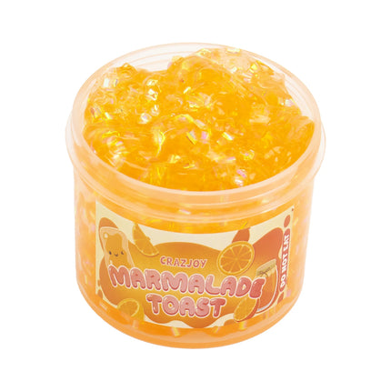2.37oz Crystal Slime - Glitter Plastic Beads DIY Slime Set Crunchy Super Soft Non-Sticky Mud for Kids Ideal Birthday Party Favor