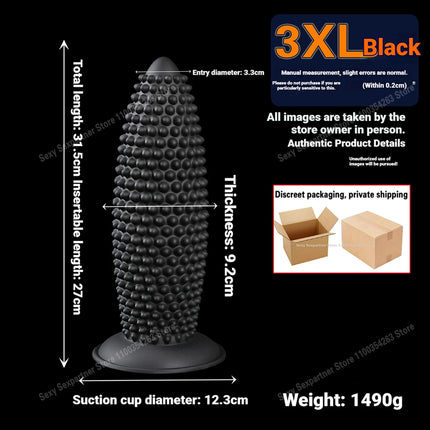 Super Big Anal Dildo Particle Stimulation Anal Plug 6xl Fisting Dilatador Anal Balls Silicone ButtPlug Anal SexToy For Women/Men