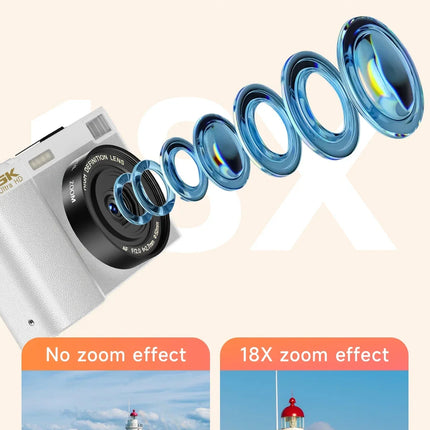 5K Professional Digital Camera Wide Angle Digital Zoom 64MP Camcorder Photography 3 Inch Screen Vlog Video Recorder WIFI Webcam