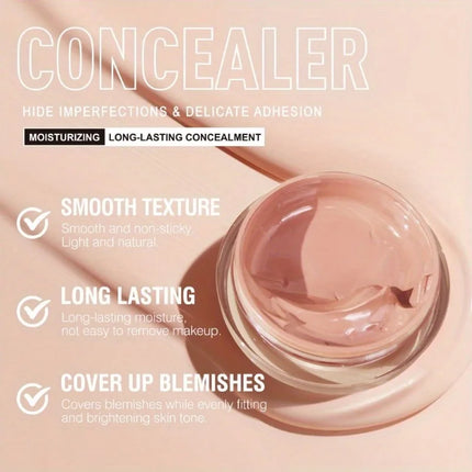 Moisturizing Concealer Cream Full Cover Acne Mark Dark Circles Contour Concealer Makeup Palette Waterproof Lasting Face Makeup