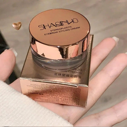 Eyebrow Styling Cream Makeup Long Lasting Natural Quick-drying Wild Brow Pomade Setting Gel Wax Eyebrow Cosmetics