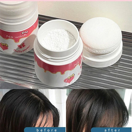 Hair mark powder cosmetic filling reissue artifact fluffy powder lazy powder powder control oil non-washing powder girl
