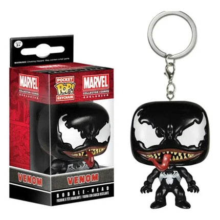 FUNKO Captain America Inro Man Deadpool Spider Man Thanos Thor Keychain Toys Vinyl Doll Collectible Toy Figures Best Kid Gift