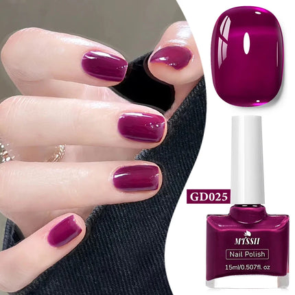 15ml Water-Based Nail Polish 40 Colors Long Lasting Quick Drying No Need of Lamp to Cure Nail Supplies Vernis for Nails Manicure