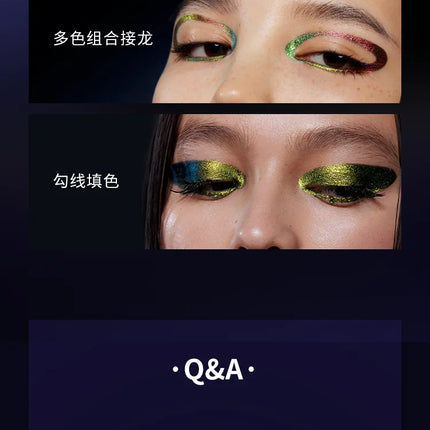 Kaleidos Eyeliner Gel Pencil Waterproof Chameleon Colour Long Wear Glitter Metallic Waterproof Eye Pen
