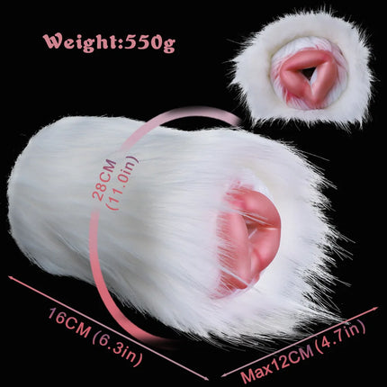 Masturbation Cups Sex Dolls Plush Sex Toys for men Liquid Silicone 600g 17cm 4styles Novelty Simulation Dogs Horse Animal Vagina