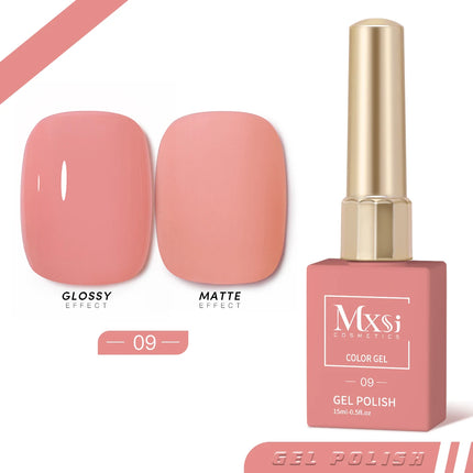 Mxsi Nails Polish 60 Colors Semi Permanent Nail Polish 15ml UV Lamp Nail Polish Hybrid Nail Art Salon Varnish Not Set