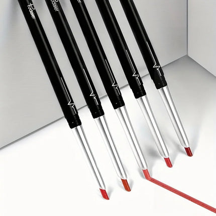 Waterproof Matte Lipliner Pencil Red Contour Tint Lipstick Long Lasting Non-stick Cup Moisturising Lips Makeup Cosmetic