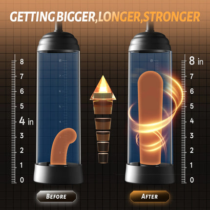 Automatic Electric Penis Pump Male Vacuum Suction Massager Delay Enlargement Glans Blowjob Masturbation Adult Sex Toys for Men