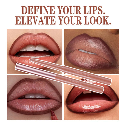 Matte Lip Liner, Three-Dimensional, Delicate and Smooth, a Must-Have for Beginners, Non-Stick, Outlines the Lip Shape, Delicate, Waterproof, Easy to Apply, Versatile for Daily Use