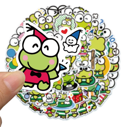 10/30/50pcs Kawaii KEROKERO KEROPPI Anime Stickers Sanrio Cartoon Decals DIY Notebook Phone Suitcase Diary Cute Graffiti Sticker