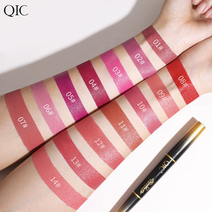 2 IN 1 Lip Liner Waterproof Matte Lipstick Pencil Sexy Red Long Lasting Lipliner Makeup Cosmetics