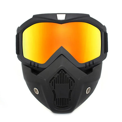Motorcycle Riding Mask Windproof Outdoor Racing Skiing Off-Road Mask Bicycle Vehicle Sports Full Face Protection Tactical Helmet
