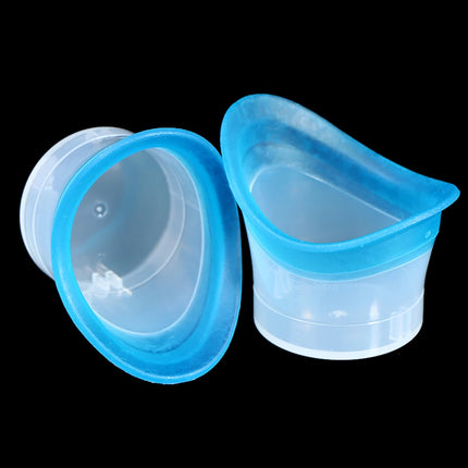 2pcs Eyewash Cup Silicone Resuable Soft Eye Bath Cup Eye Wash Cup for Elderly Women Men Children