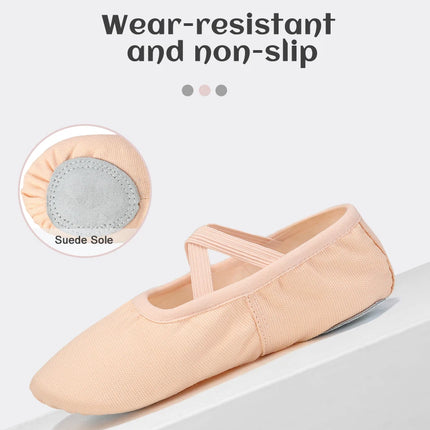 Women Ballet Shoes Girls Dance Slippers Split Sole Gymnastics Yoga Dancing Shoes Canvas Children Adult Ballerina Shoes
