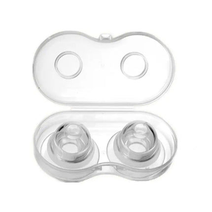 1 Pair Silicone Nipple Corrector Painless Nipple Sucker Puller Aspirator for Correction Flat Inverted Nipples