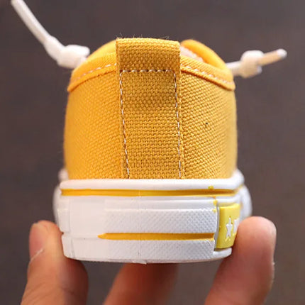 2025 New Children's Canvas Shoes Fashion Baby Board Shoes Girls' Breathable Single Shoes Boys' Casual Shoes