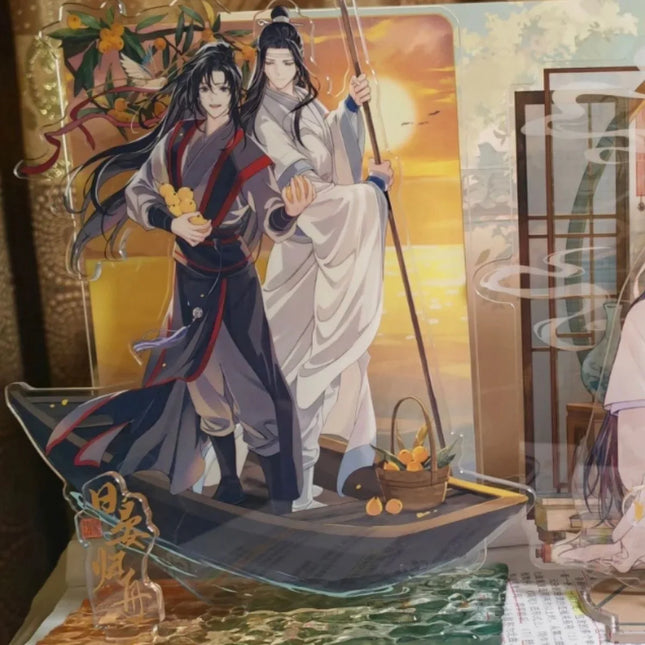 Grandmaster of Demonic Cultivation Mo Dao Zu Shi Standee Collectible Gifts The Untamed Wei Wuxian Lan Wangji Figure Model Plate