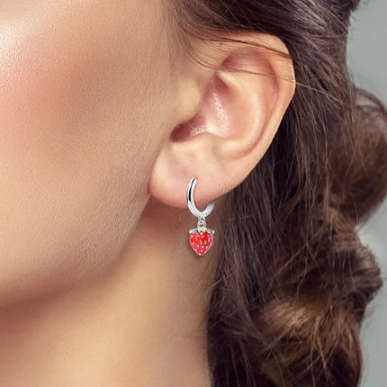 Orstarry 925 Sterling Silver Crystal Circular Eardrops Drop Earrings Women Earrings Charm Fashion Versatile Party Jewelry Gifts