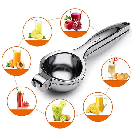 Manual Lemon Squeezer Zinc Alloy Citrus Press Heavy Duty Fruit Juicer for Orange Lime Hand Press Juicing Tool Kitchen Gadget