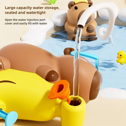 1-20PCS Cartoon Capybara Squirt Water Toy Outdoor Beach Water Play for Summer, Kids' Bath Toy Water Play Gift