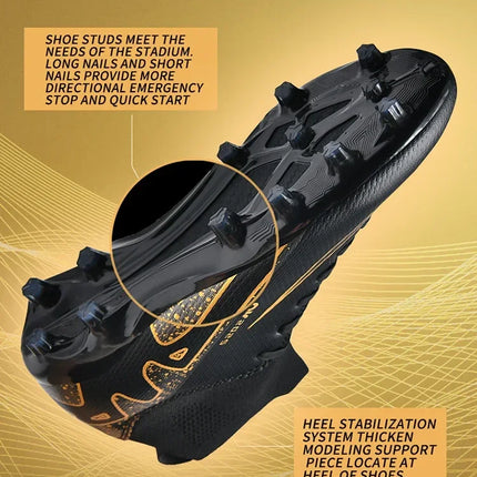 Original Men Football Field Boots Professional Society Cleats Children Soccer Shoes Grass Training Kids Non Slip Football Shoes