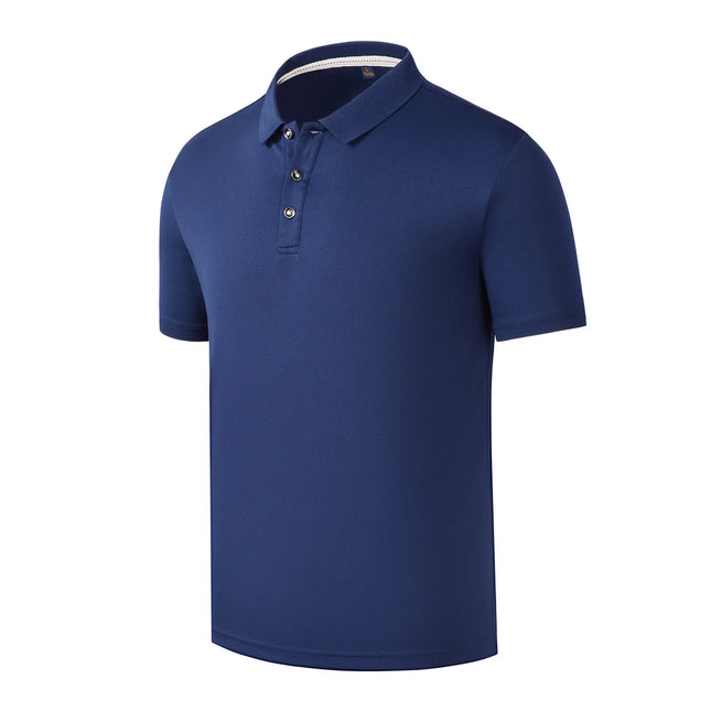 2026 New Polo Shirt For Men Quick Dry Short-sleeved Polo Shirt For Outdoor Sports and Fitness Breathable and Cool Mesh Lapel Top