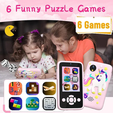 Children's Smartphone Camera Toys Cartoon Camera With Built-in Music Player And Games Kids Photographer Puzzle Smart Camera Toys