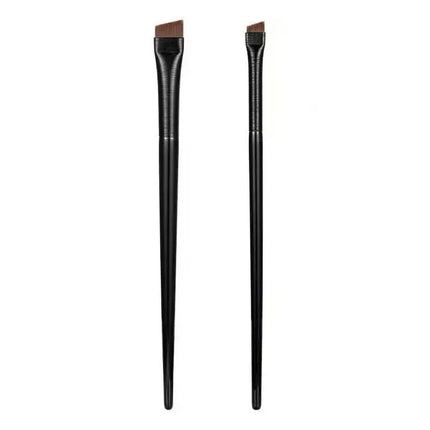 New 2 Pieces/set Eyebrow Contour Brush 0.06mm Ultrathin Eyebrow Eyeliner Brush Portable Small Angle Eyebrow Brush Makeup Tool